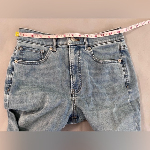 Express Jeans Womens Size 4S short Skinny High Rise Blue - Picture 3 of 8